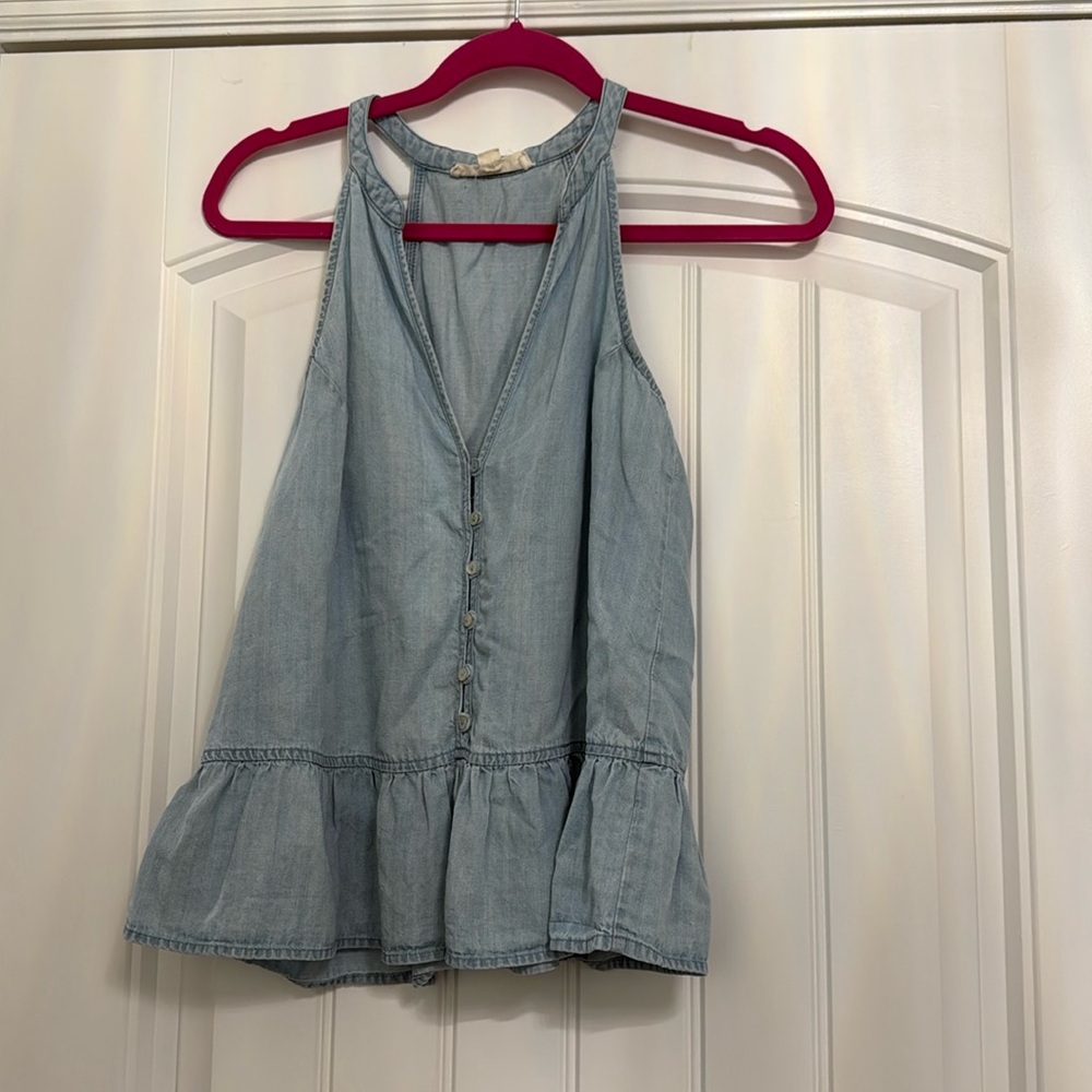 Vici chambray top